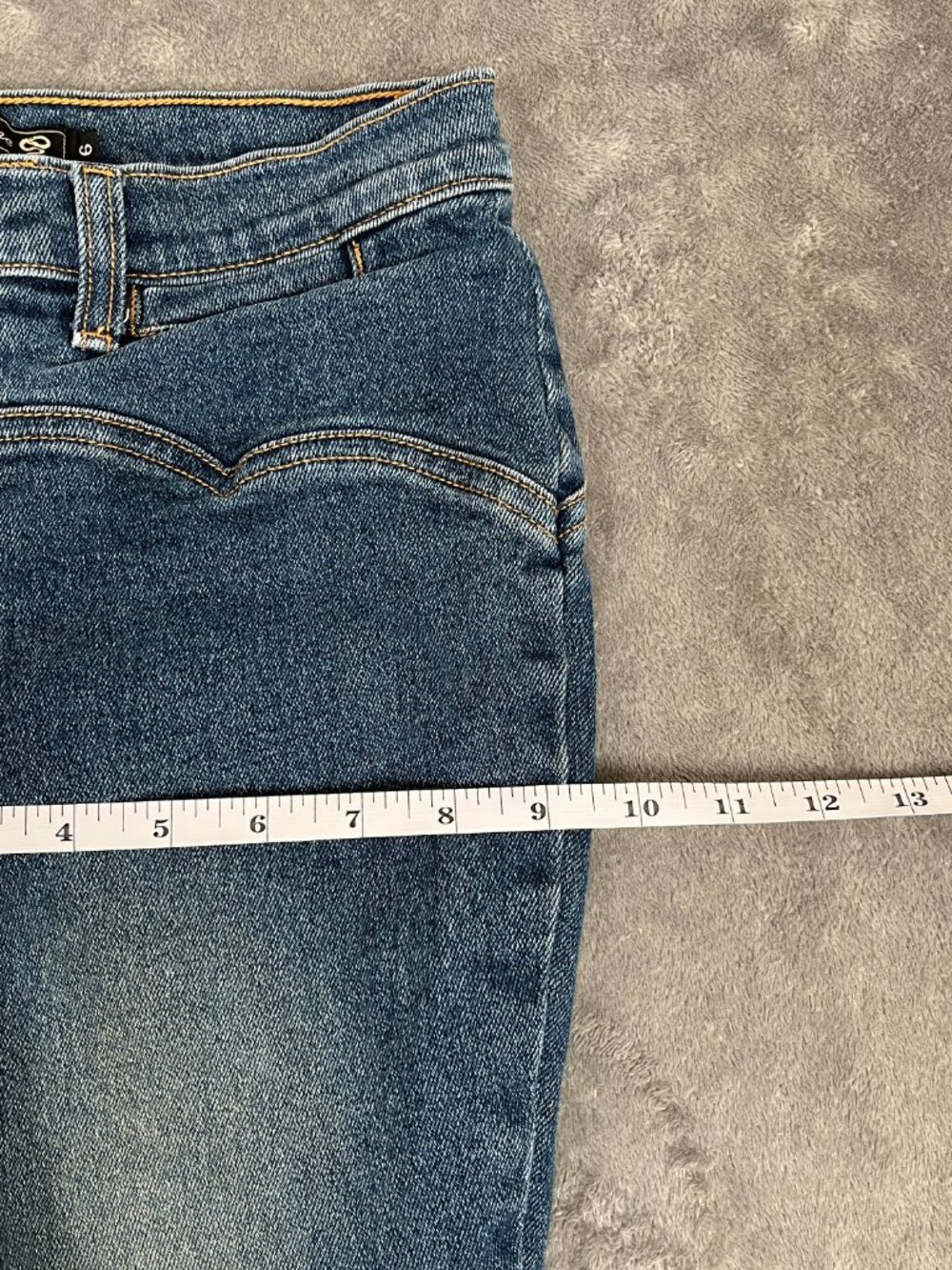 VTG Serfontaine Easy Rider Bootcut Jeans Women's 28 Low Rise Flare Designer Y2K - Picture 8 of 10